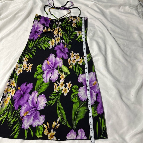 Napua Collection Honolulu Sundress Beach Coverup Tropical Floral Print Vacay - Picture 13 of 15